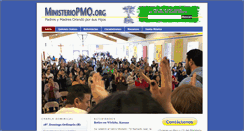 Desktop Screenshot of ministeriopmo.org